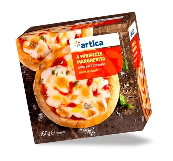 Pizzette Margherita X4 Surgelate