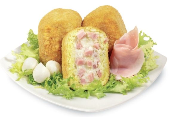 Arancini Prefritti Prosciutto e Mozzarella Surgelati