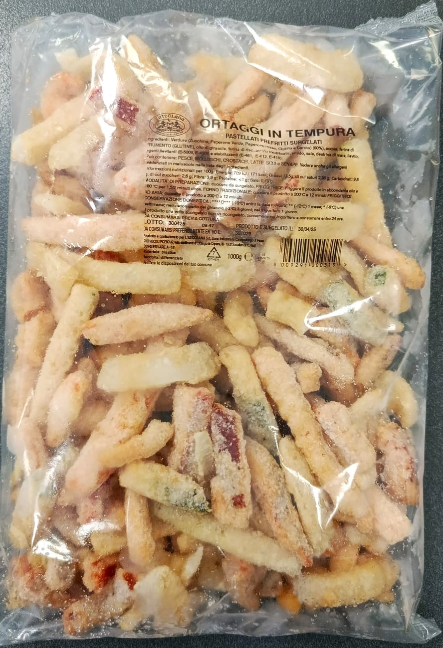 Ortaggi in tempura Surgelati