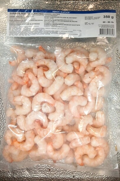 Gamberetti Indopacifici Sgusciati 60/80 Congelati