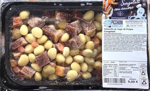 Gnocchi al ragù di Polpo Congelati
