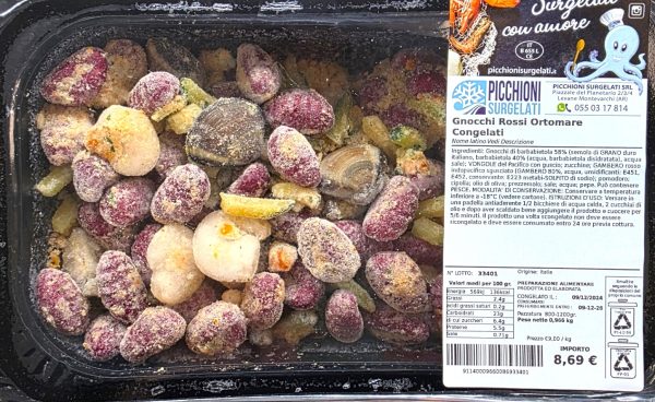 Gnocchi Rossi Ortomare Congelati